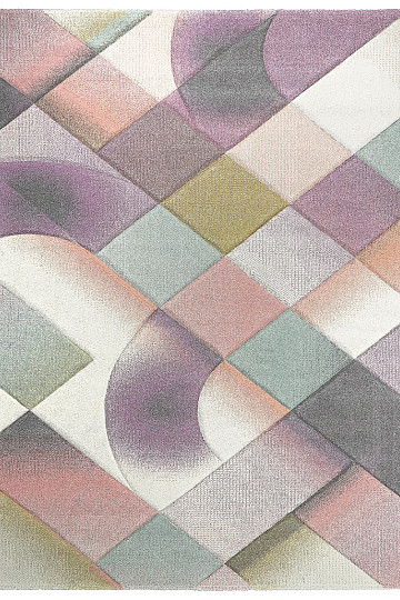 Alfombra moderna DIAMOND mezcla geométrica