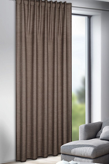Cortina decorativa PATTY marrón 135x245