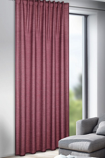 Cortina decorativa PATTY burdeos 135x245