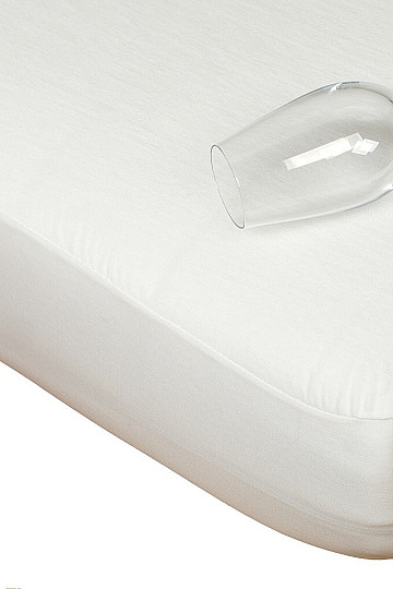 Sábana impermeable - protector de colchón TENCEL blanco