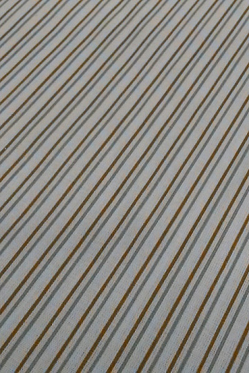 Tela de algodón STRIPE gris-mostaza