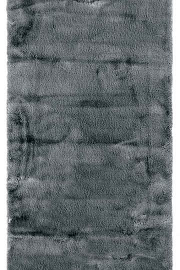 Alfombra pieza de lujo CONEJO NUEVO gris oscuro