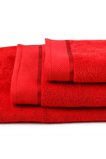 Toalla y toalla de baño MIKRO rojo