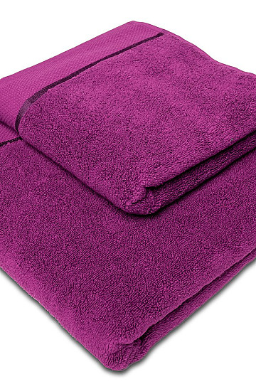 Toalla y toalla de baño MIKRO fucsia