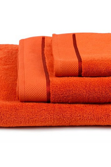Toalla y toalla de baño MIKRO terracota