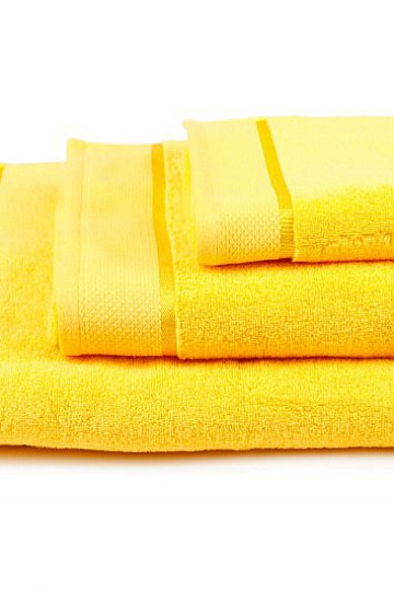 Toalla y toalla de baño MIKRO amarilla