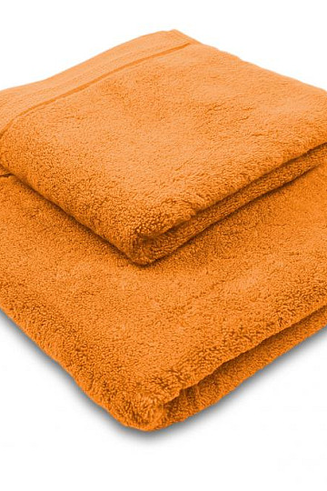 Toalla y toalla de baño MIKRO Naranja-mostaza