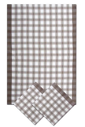 Paños de cocina de bambú - Cubo grande gris 3 piezas