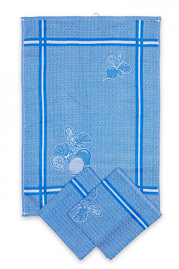 Toallas RABANO AZUL 3uds