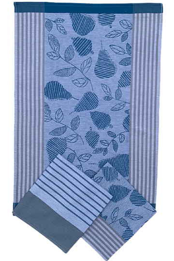 Toallas HRUSKY ST. AZUL 3 piezas