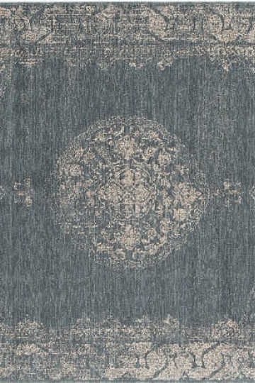 Alfombra de lana oscura VINTAGE de lujo