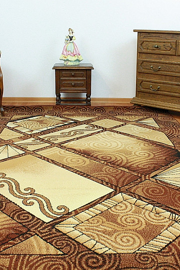Alfombra pieza HAWAII marrón