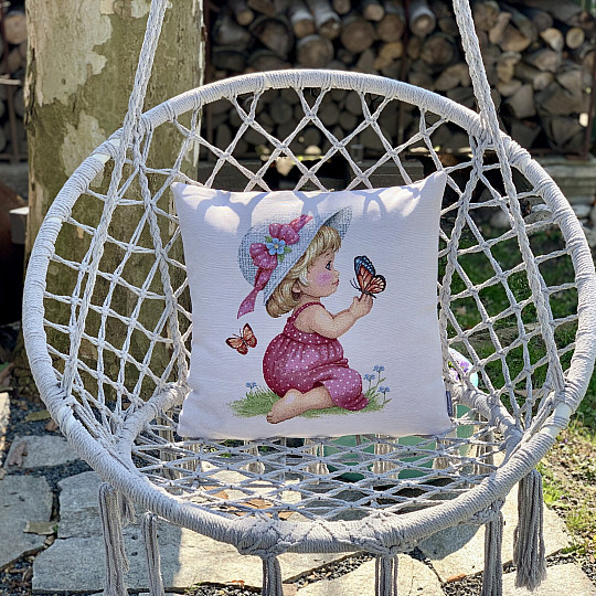 Funda de almohada tapiz NIÑA