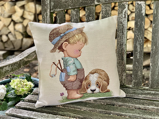 Funda de almohada tapiz NIÑO