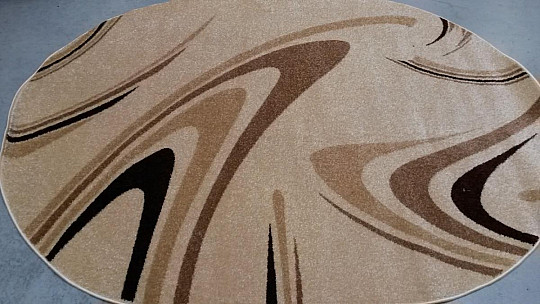 Alfombra ovalada CAFÉ crema