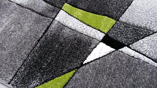 Alfombra moderna BRILLIANCE verde