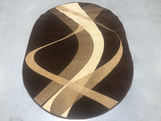 Alfombra ovalada MARRÓN marrón