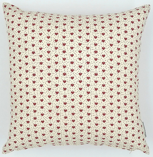Revestimiento decorativo Mini corazón crema, corazón rojo