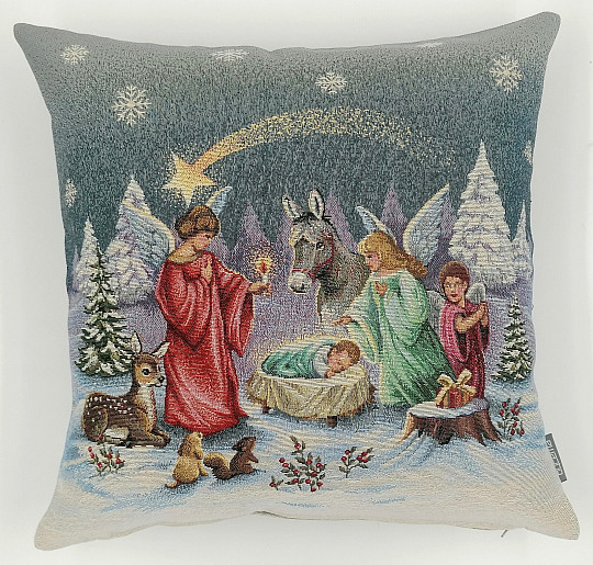 Funda tapiz navideño ÁNGELES EN JESULÁTKA