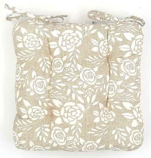 Cojines para silla ROSES crema