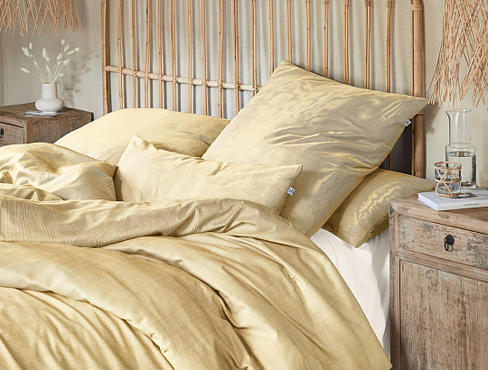 IRISETTE ropa de cama de satén de lujo FLORENZ 8466-40 ORO