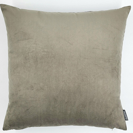 Funda de terciopelo RIVIERA GRIS BEIGE