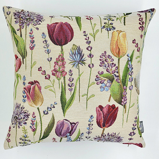 Funda de cojín tapiz TULIP PRIMAVERA