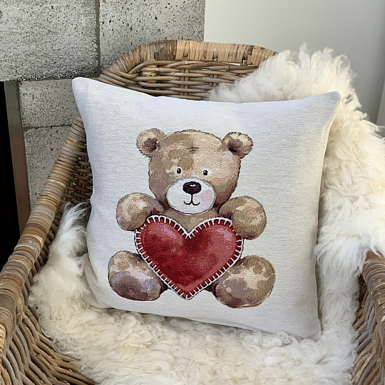 Funda de almohada tapiz OSO DE PELUCHE