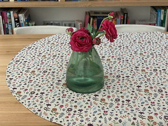 Tapiz redondo JARDÍN