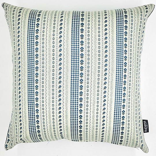 Funda de cojín TOSCANA RIGA STRIPE azul