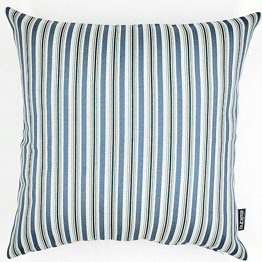 Funda de cojín TOSCANA MULTI STRIPE azul