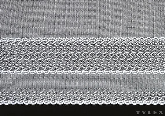 Cortina jacquard A3891 blanco