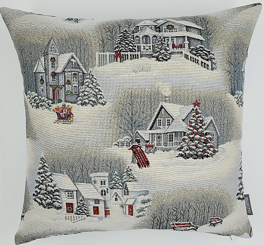 Funda tapiz navideño PAISAJE DE NAVIDAD II