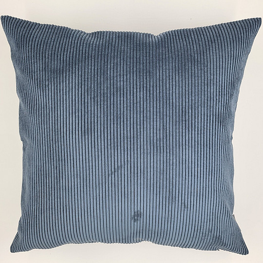 Funda de cojín decorativa DARVEN GRIS AZUL