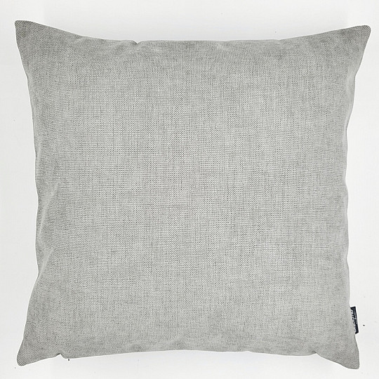 Funda de cojín decorativa DERBY GRIS PLATA