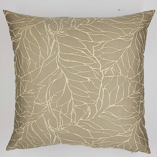 Funda de almohada bordada ramitas