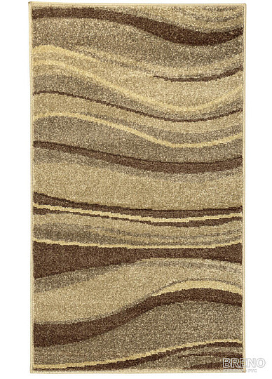 Alfombra pieza PORTLAND marrón beige