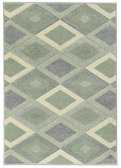 Alfombra pieza PORTLAND verde-gris