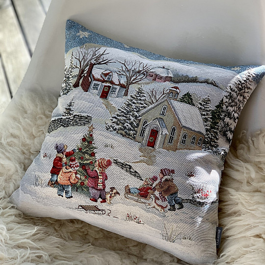 Funda de tapiz navideño ALEGRÍA DE NAVIDAD