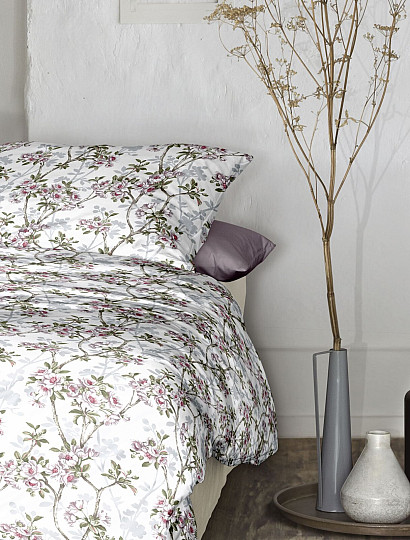 IRISETTE satén de algodón de lujo TOKIO 8537-10 BLANCO