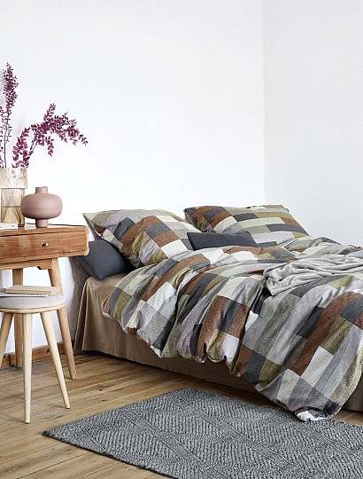 Ropa de cama de franela IRISETTE KOALA 8534-50 marrón gris