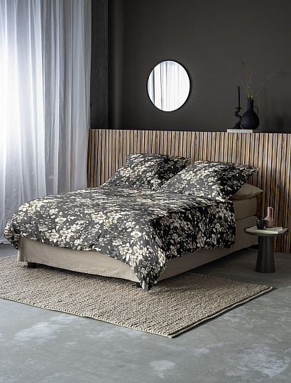 Ropa de cama de franela de lujo IRISETTE ZOBEL 8558-11 negro
