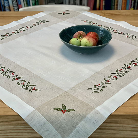 Mantel Ramitas marco muérdago