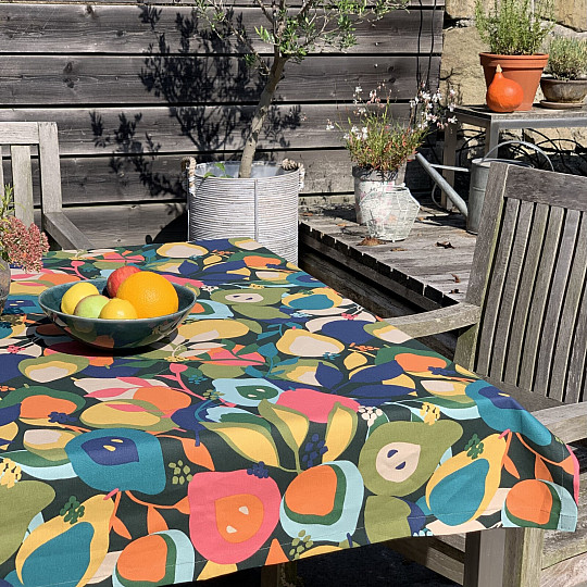 Mantel y pañuelo PERAS ABSTRACTAS