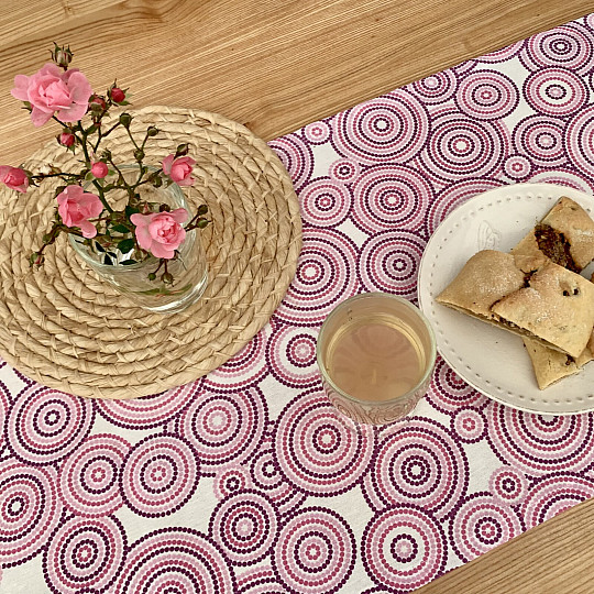 Bufanda MANDALA ECO lila