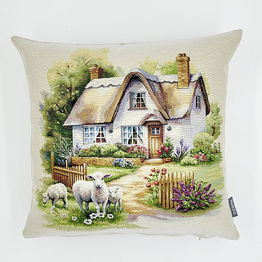 Funda de cojín tapiz OVEJAS COTSWOLDS