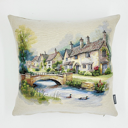 Funda de cojín COTSWOLDS GRIDGET tapiz