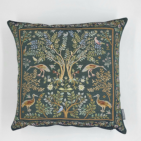 Funda de cojín tapiz WILLIAM MORRIS verde