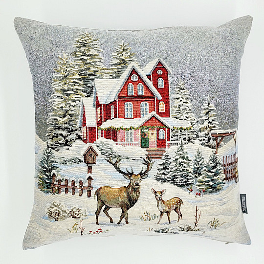 Funda de almohada tapiz CUENTO DE INVIERNO