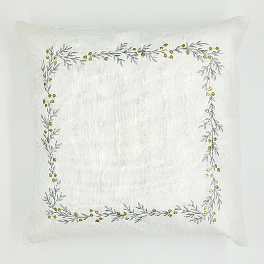 Revestimiento decorativo navideño MYLTLE SILVER